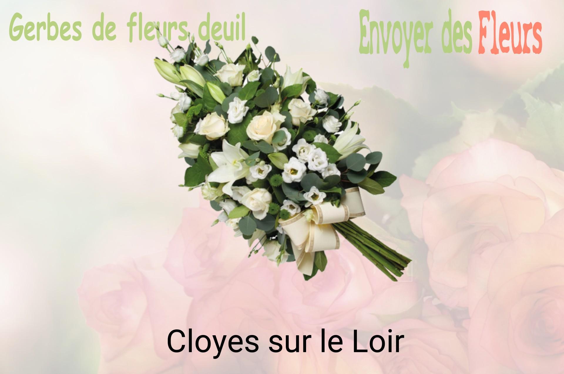 Gerbe de fleurs de deuil livrée à Cloyes-sur-le-Loir